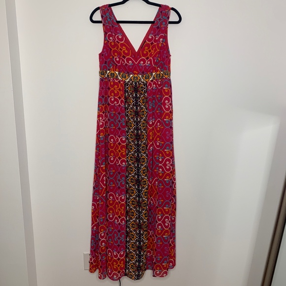 Nicole by Nicole Miller Colorful Maxi Dress - Picture 1 of 5